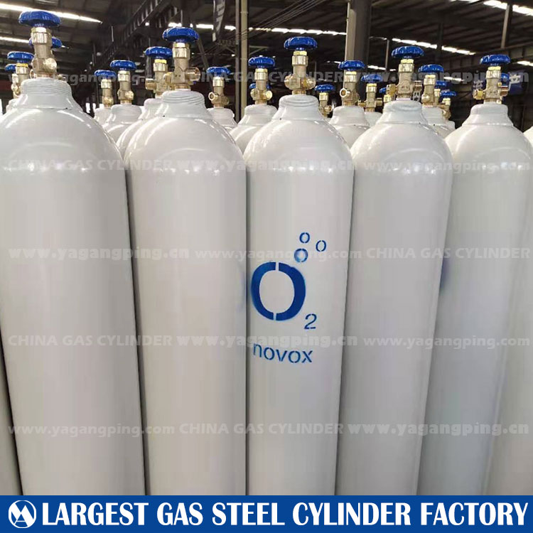 Iso9809-1 gas steel cylinder  Oxygen gas cylinder