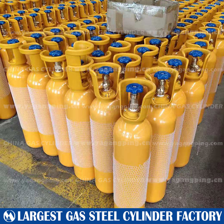 CHINA ISO9809-3 High Pressure 5L Seamless Steel oxygen Gas Cylinder(图1)